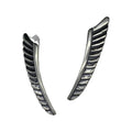 1" Wing Earrings Sterling Silver