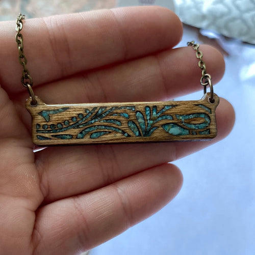 16” Fleur Bar Necklace