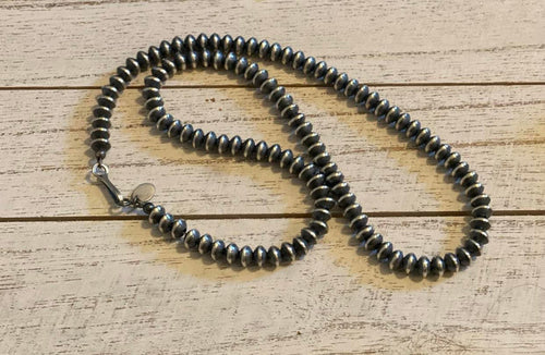 18” 6mm Saucer Navajo Pearls