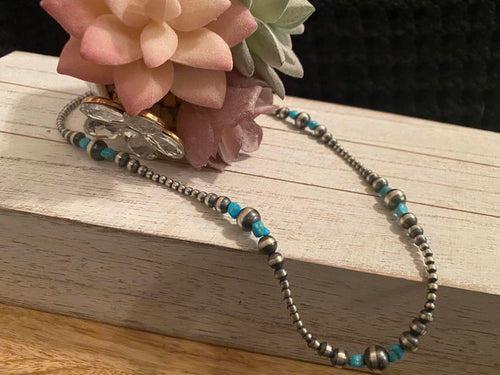 18” Navajo Pearls and Turquoise