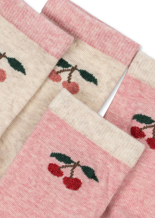 2-Pack Cherry Socks for Kids – Konges Sløjd