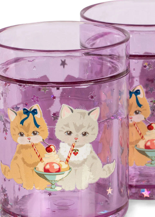 2 Pack Glitter Cups – Kitty Gelateria – Konges Sløjd