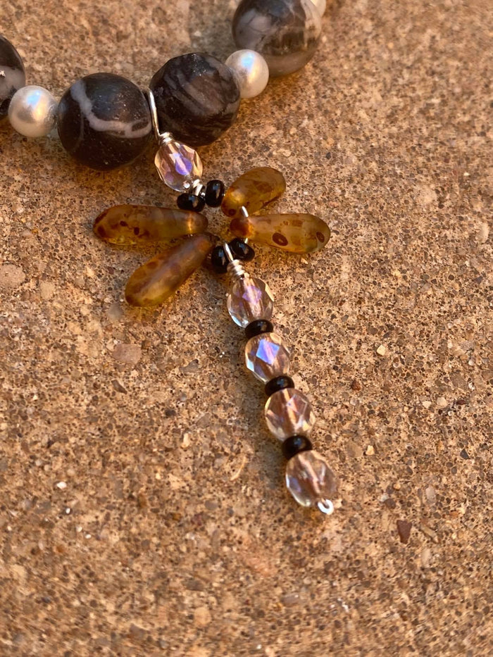 30" DragonFly SS, Swarvoski Crystal, and Czechoslovakian glass made by artist Kendra Santa Cruz