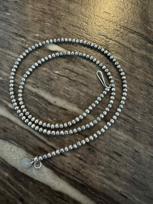 3mm 20" Navajo Pearls – First American Traders, Made in the USA