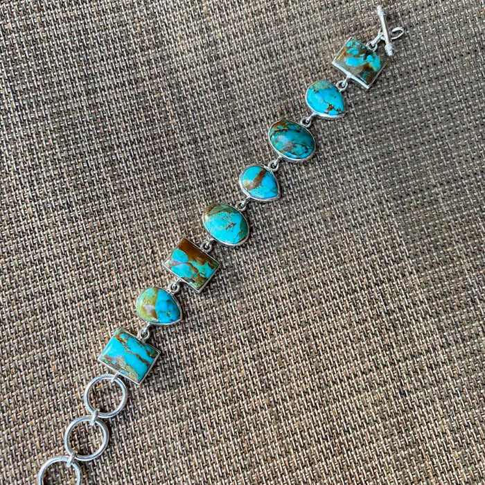 6-8" adjustable Turquoise Bracelet Adjustable