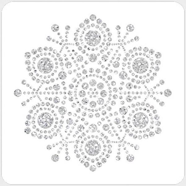 6x6 Stencil - Dot Snowflake