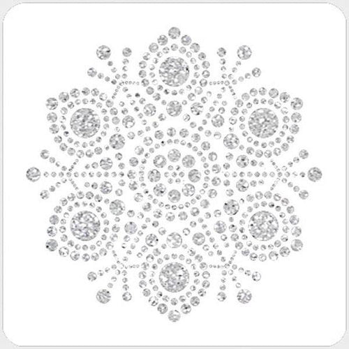 6x6 Stencil - Dot Snowflake