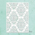 6x8 Stencil - Damask