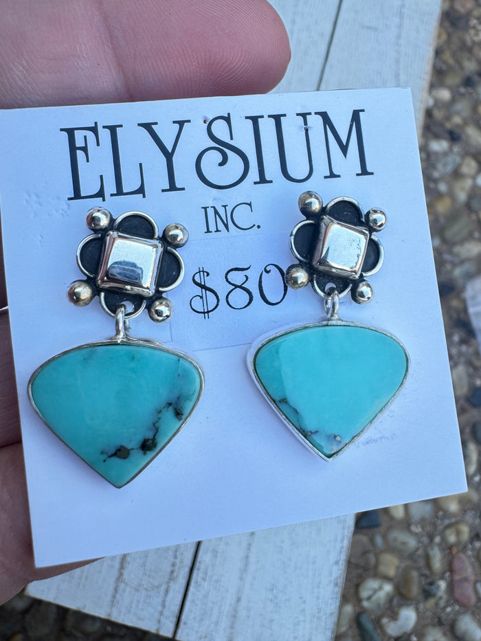 Elysium Turquoise Mexico Earrings (Stud)