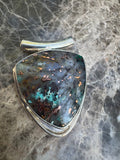 Chrysocolla with Native Copper from Indonesia