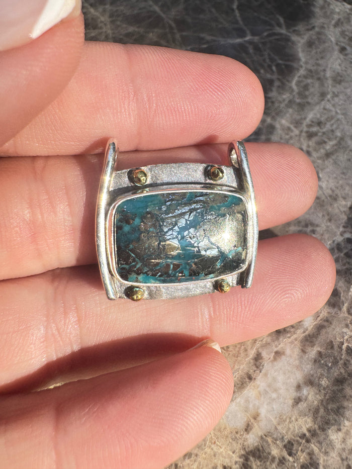 Morenci Turquoise Pendant