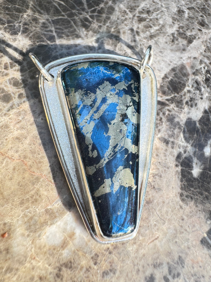 Metallic Covellite Pendant from Montana
