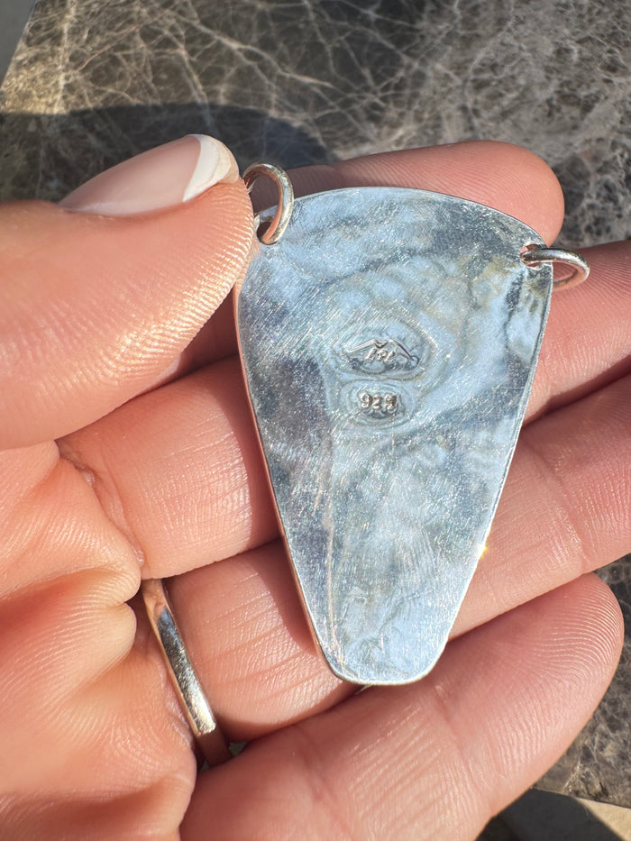 Metallic Covellite Pendant from Montana