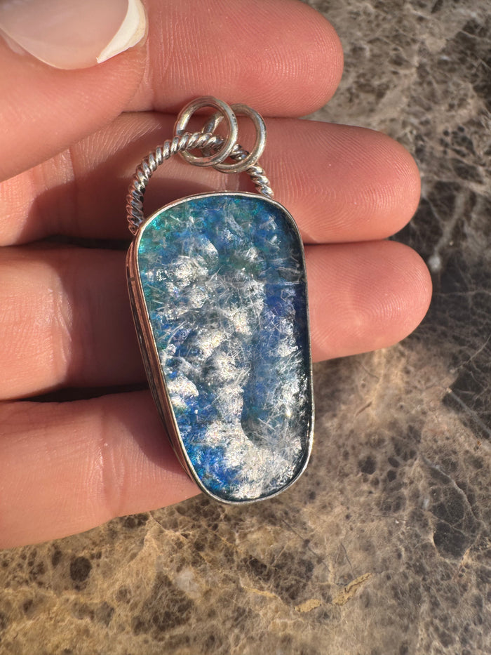 Hyalite Opal Pendant