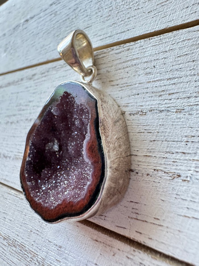 Druzy Agate Pendant