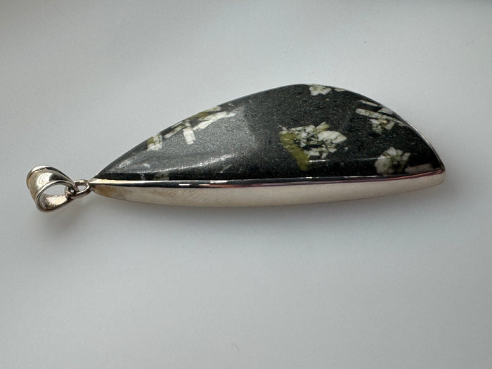 Chinese Writing Stone Pendant