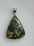Chinese Writing Stone Pendant