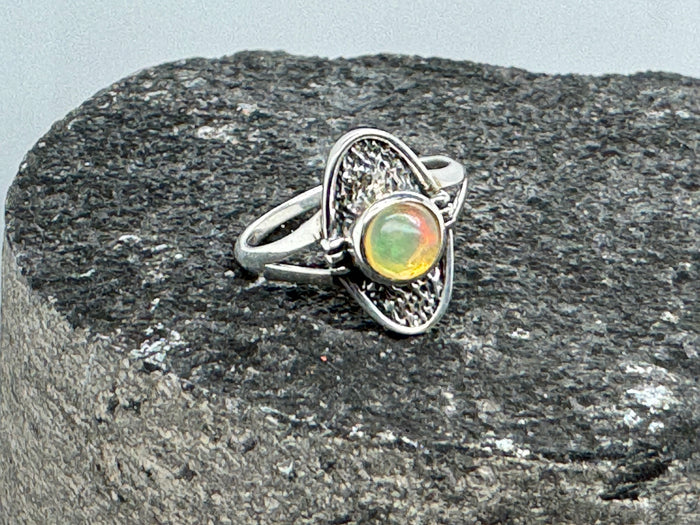 Size 6, 8, and 9 Opal Ring