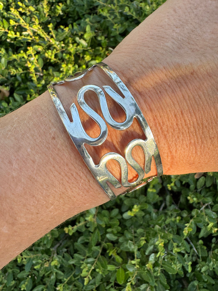 925 Adjustable Sterling Silver Bracelet Cuff