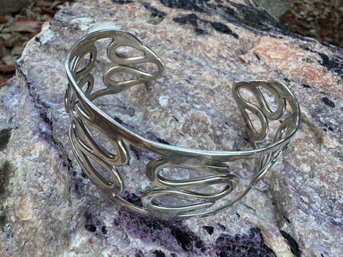 925 Adjustable Sterling Silver Bracelet Cuff