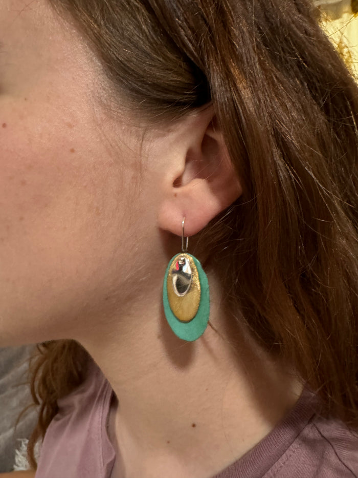 Circle Dangle Earrings