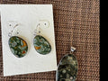 Ocean Jasper Pendant and Earring Set