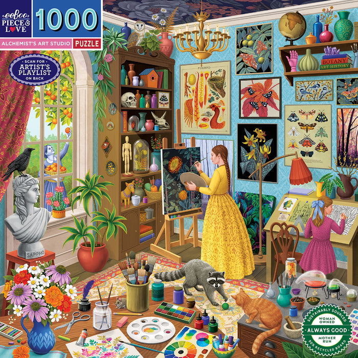 Alchemist's Art Studio eeBoo 1000 brikker puslespil