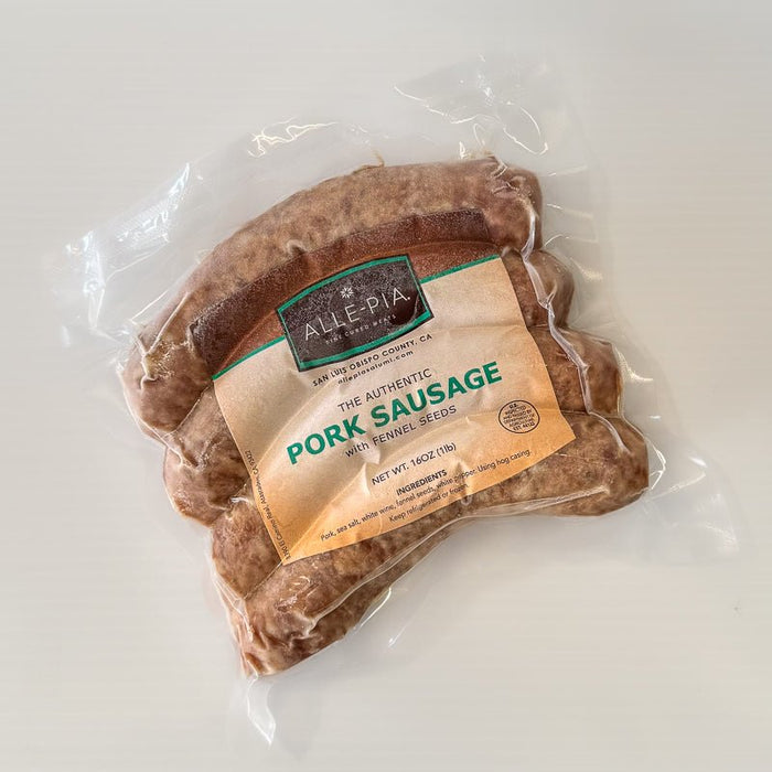 Alle - Pia All Natural Sausages - Etto Pasta