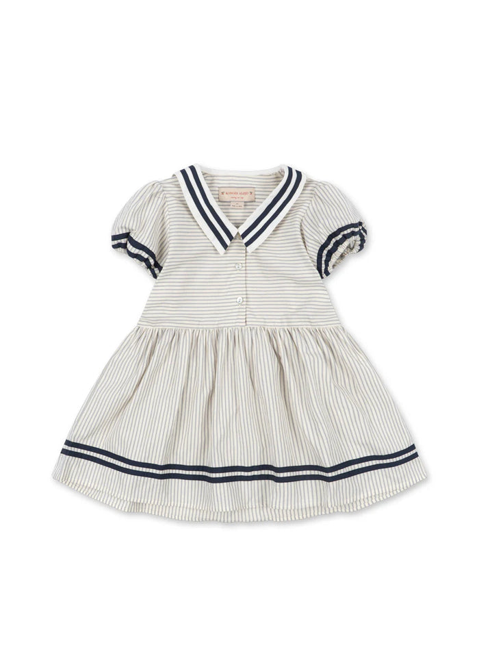 Allie Sailor Dress – Bleu Stripe – Konges Sløjd