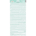 Alphabet Soup Puffy Alpha Stickers - Mint