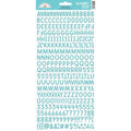 Alphabet Soup Puffy Alpha Stickers - Swimming Pool