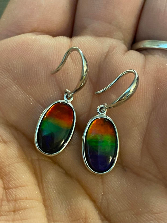Ammolite "Rainbow" Earrings