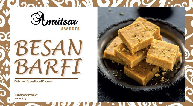 AMRITSAR SWEETS - BESAN BARFI 300G