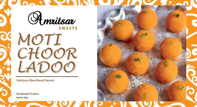 AMRITSAR SWEETS - ORANGE LADOO 780G