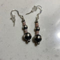 Authentic Navajo Pink Peruvian Pearl Earrings