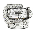 b.b. Simon BB Pattern Amini Classic - White - Dudes Boutique