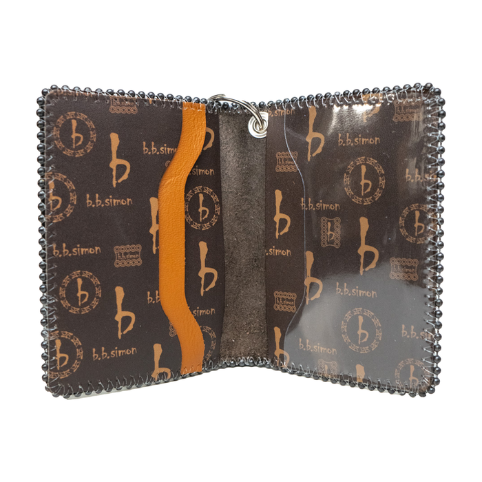 b.b. Simon Brown BB Pattern Wallet - Dudes Boutique