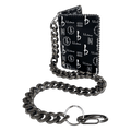 b.b. Simon Chain Wallet – Black bb Pattern - Dudes Boutique