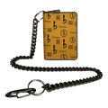 b.b. Simon Chain Wallet – Butterscotch bb Pattern - Dudes Boutique