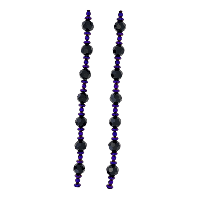 b.b. Simon Heart Crystal Necklace –Volcano-Gold - Dudes Boutique