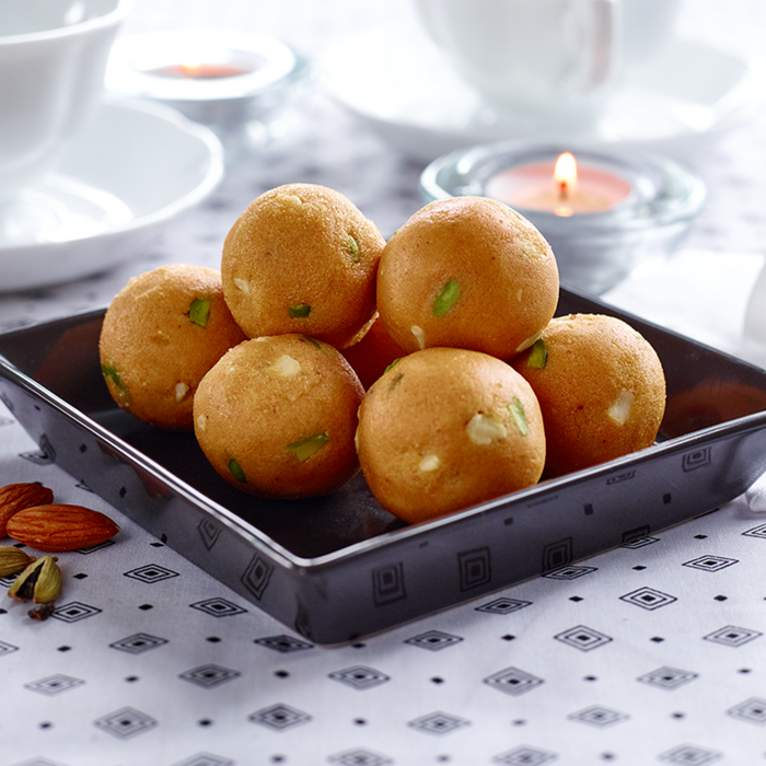 BESAN DRY FRUIT LADOO