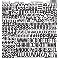 Besties Letter Scramble Alpha Stickers - Black