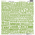 Besties Letter Scramble Alpha Stickers - Guacamole