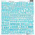 Besties Letter Scramble Alpha Stickers - Ice
