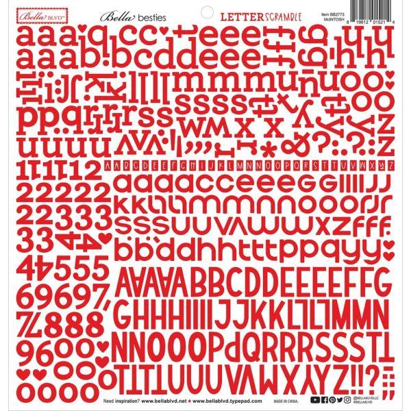 Besties Letter Scramble Alpha Stickers - McIntosh