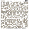 Besties Letter Scramble Alpha Stickers - Oyster