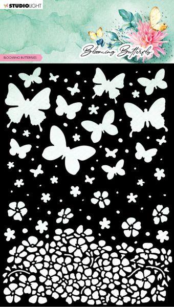 Blooming Butterfly - Blooming Butterflies Stencil