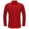 Boss Authority Button-Up Shirt RED - Dudes Boutique
