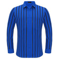 Boss Authority Button-Up Shirt ROYAL - Dudes Boutique