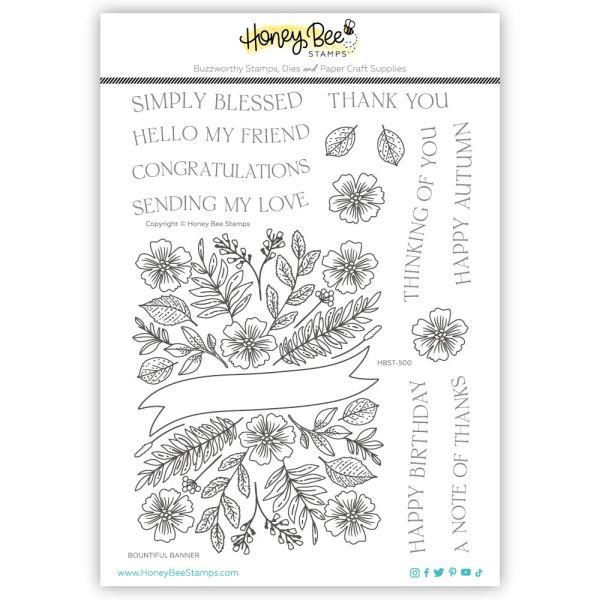 Bountiful Banner - Clear Stamps